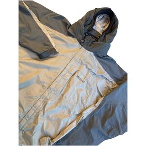 VINTAGE Marmot DriClimate Windbreaker Jacket Black Grey  Full Zip‎ Men's XL
